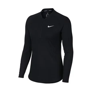 Nike Pure LS Top Half Zip Black