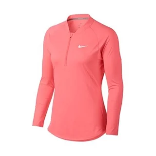 Nike Pure LS Top Half Zip Pink