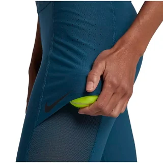 Nike Court Power Tights Woman Blue Force/Black (With pockets)