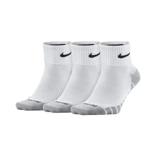 Nike Dry Lightweight Quarter 3-pack White