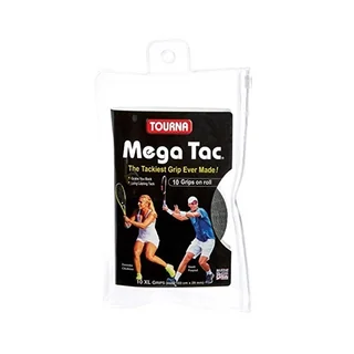 Tourna Grip Mega Tac Black 10-Pack