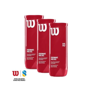 Wilson Performance Padel Ball X3 3 rør